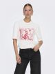 ONLCAROL LIFE S/S ART TOP BOX JRS