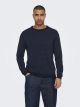 ONSTAPA REG 12 STRUC LS CREW KNIT N